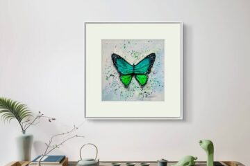 Tablou Fluturi Green butterfly