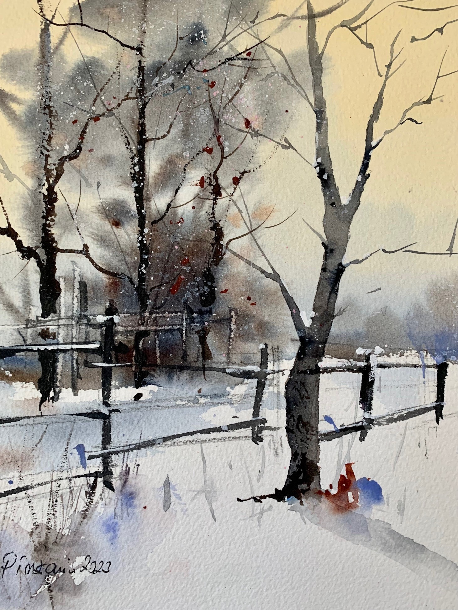 Tablouri living magie hibernala