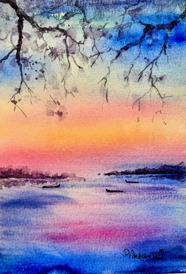 Tablou Dimineata In Port