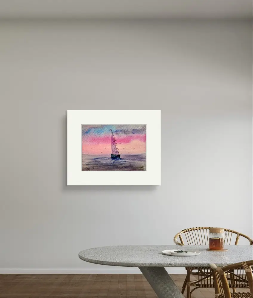 Tablou Linistea Marii la Apus