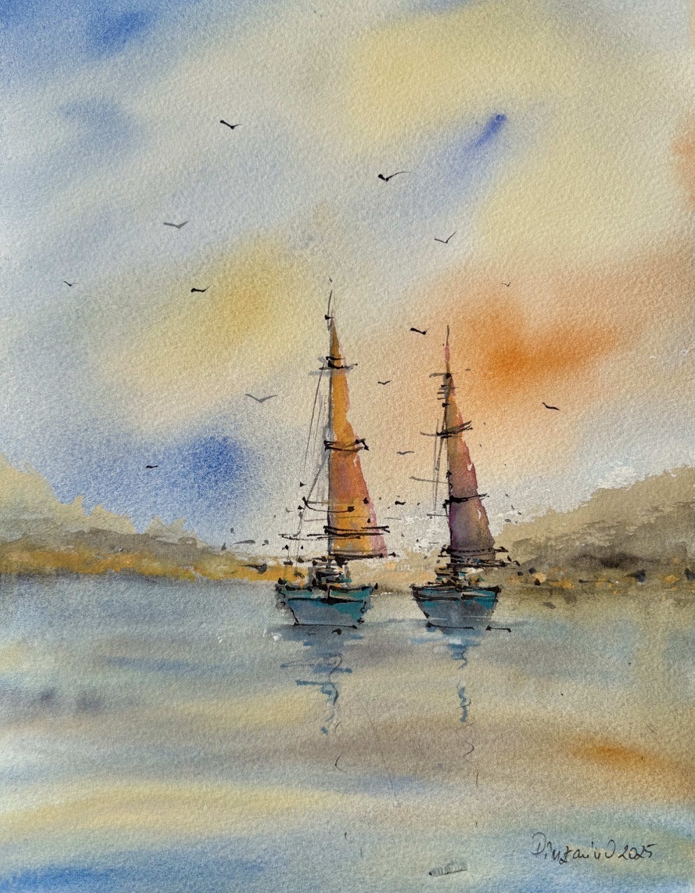 Tablou Navigare spre orizont