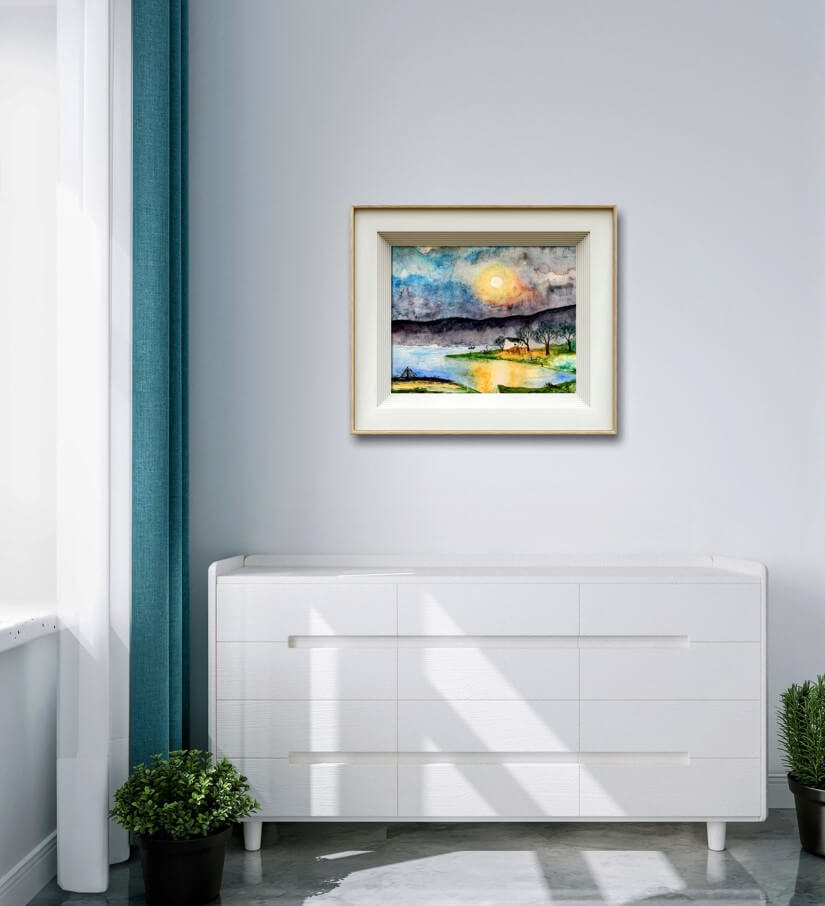 Tablou acuarela Liniste