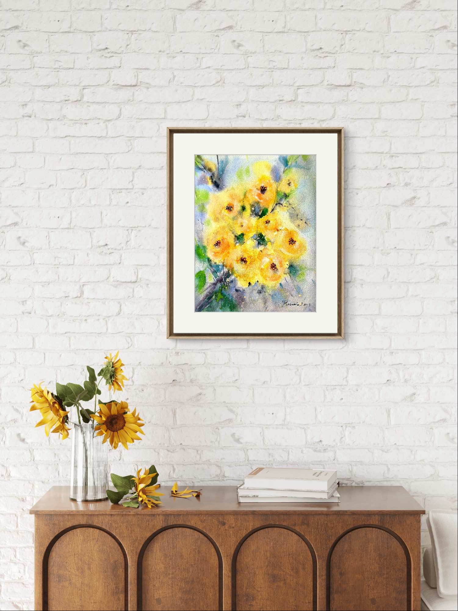 Tablou cu trandafiri