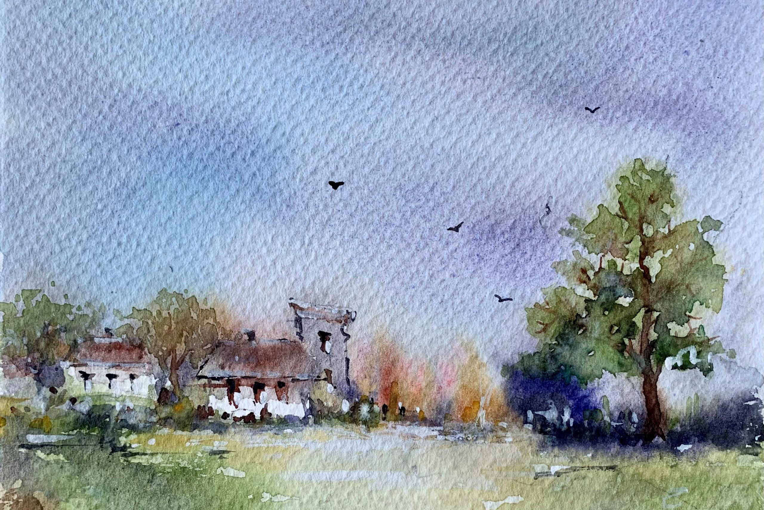 Tablou living In inima satului