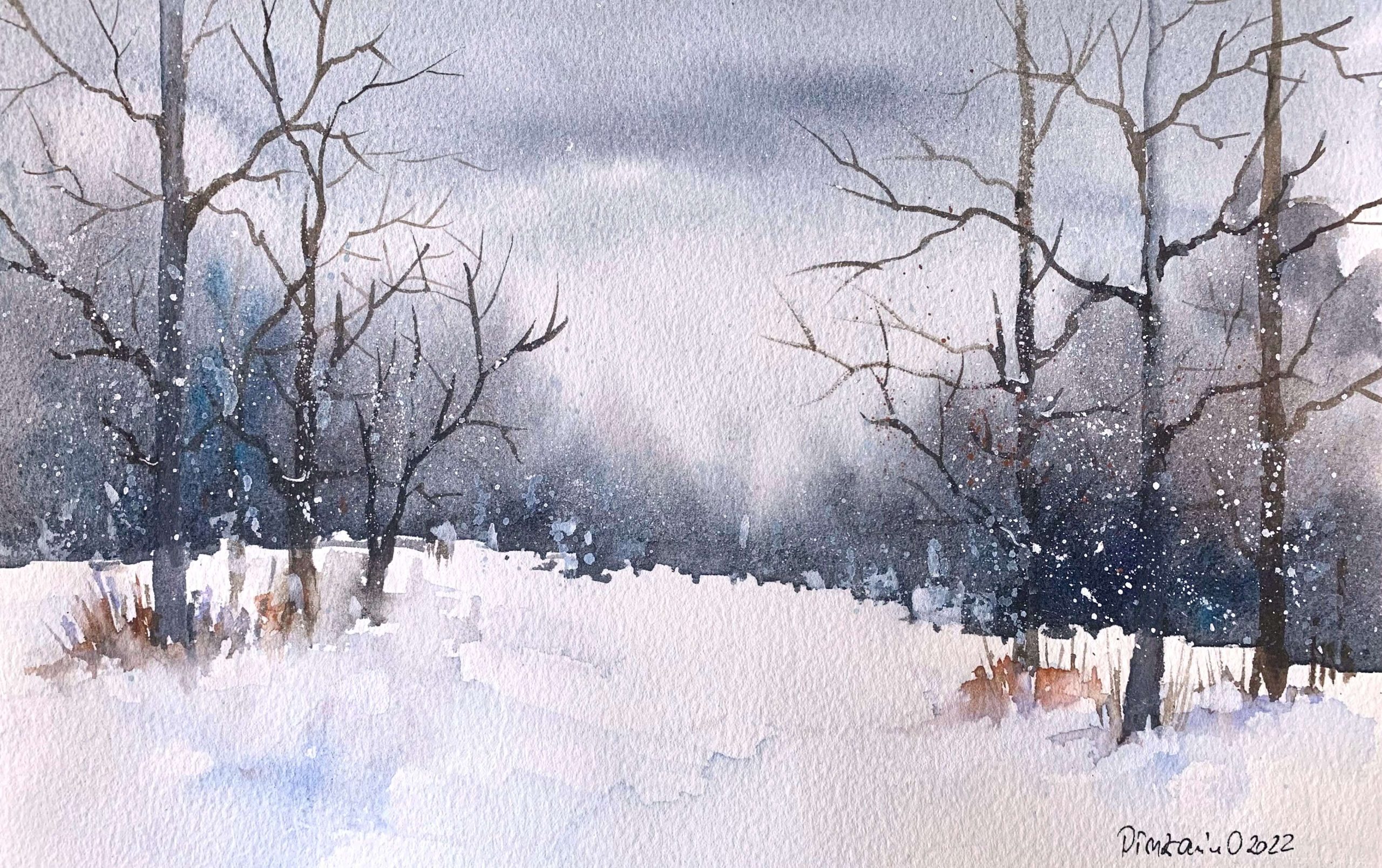 Tablouri dormitor snowy