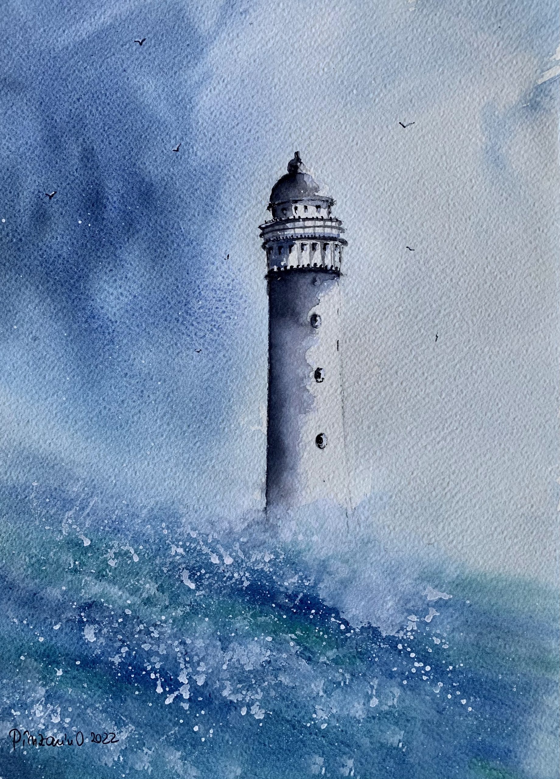 Tablouri personalizate Far la malul marii