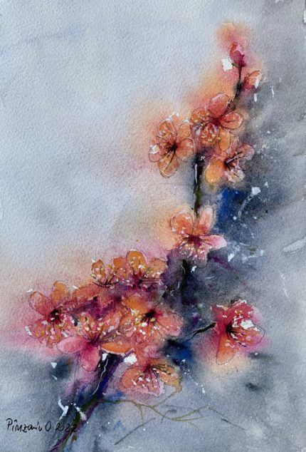 Tablou Flori rosii