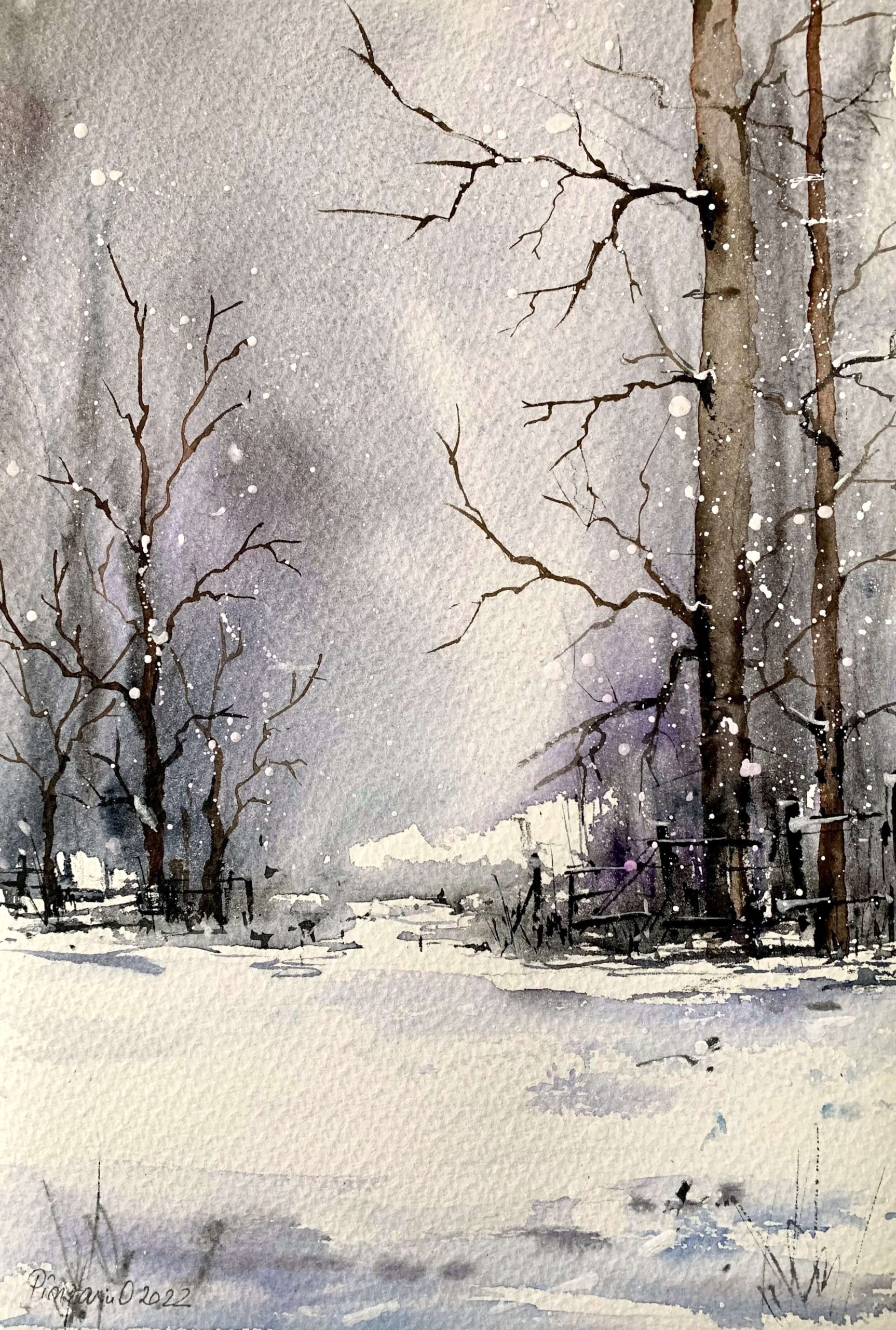 Tablouri personalizate Iarna geroasa 0131 Tablouri personalizate Iarna geroasa