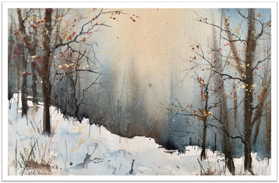 Tablouri personalizate Peisaj de iarna