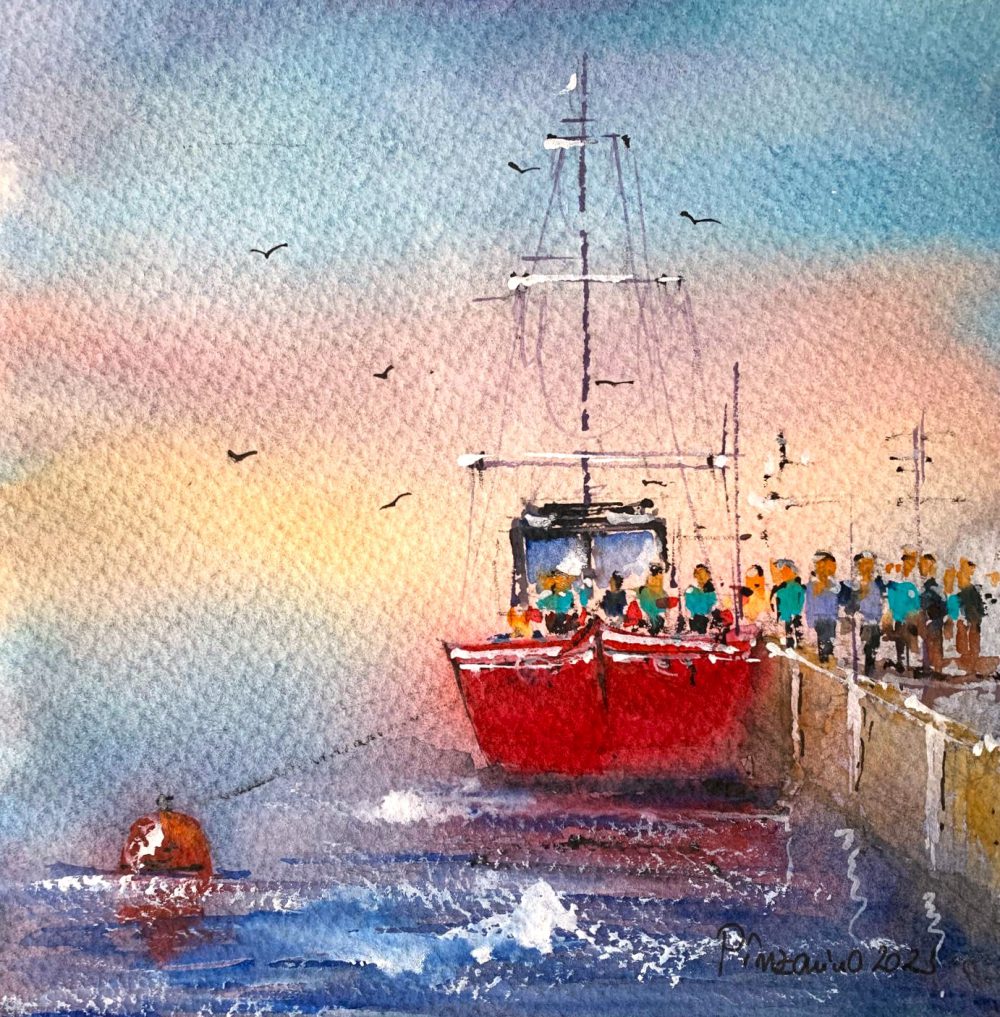 Tablouri personalizate Red boat