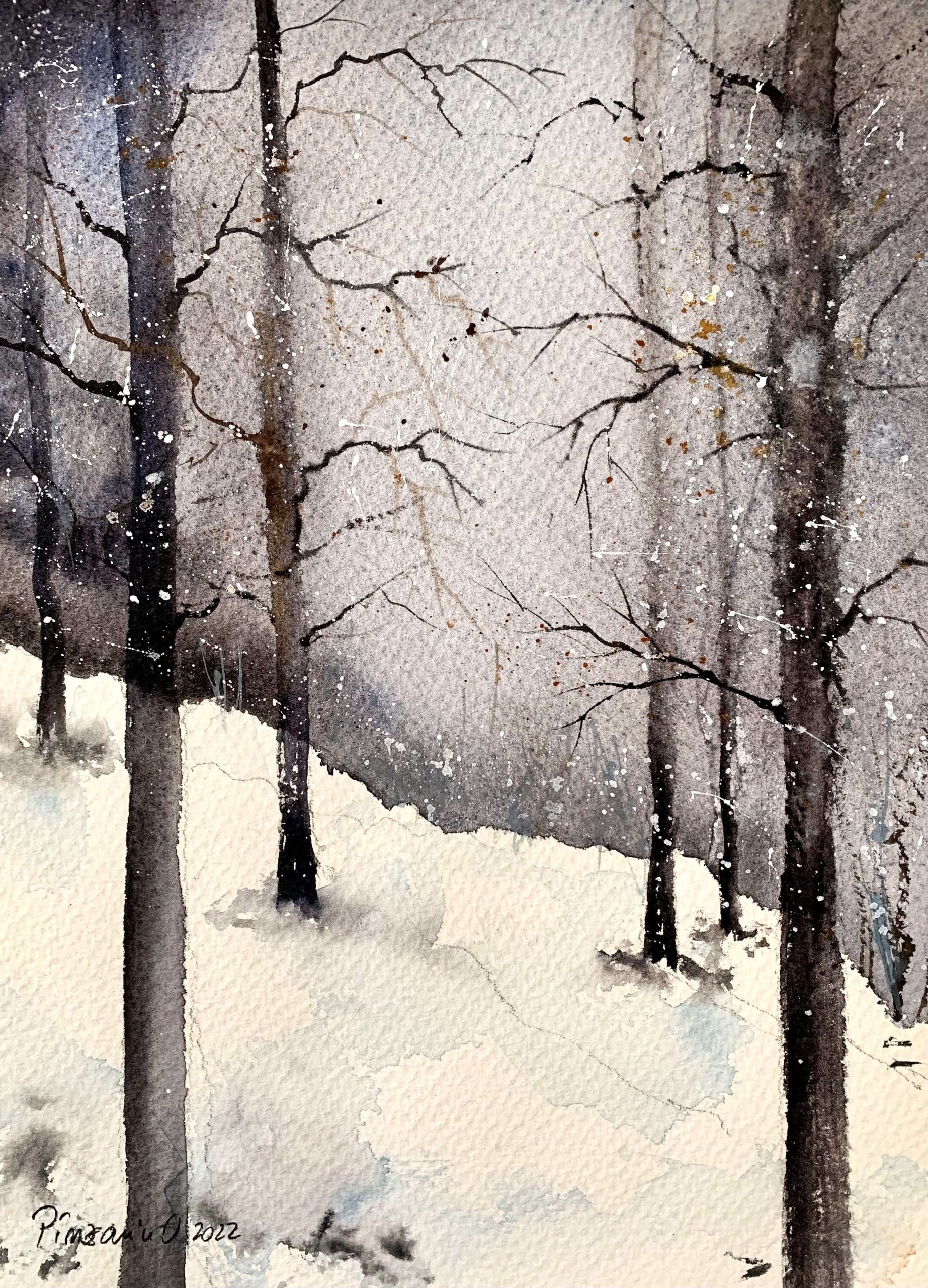 Tablou Tarziu in noapte