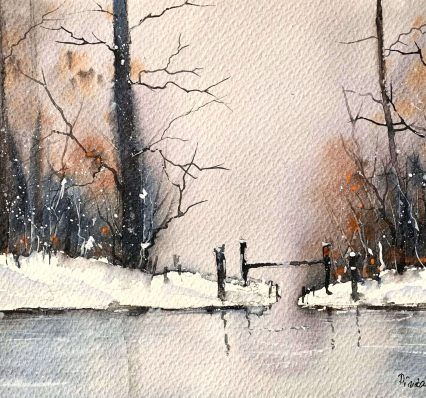 Tablouri personalizate Lac inghetat